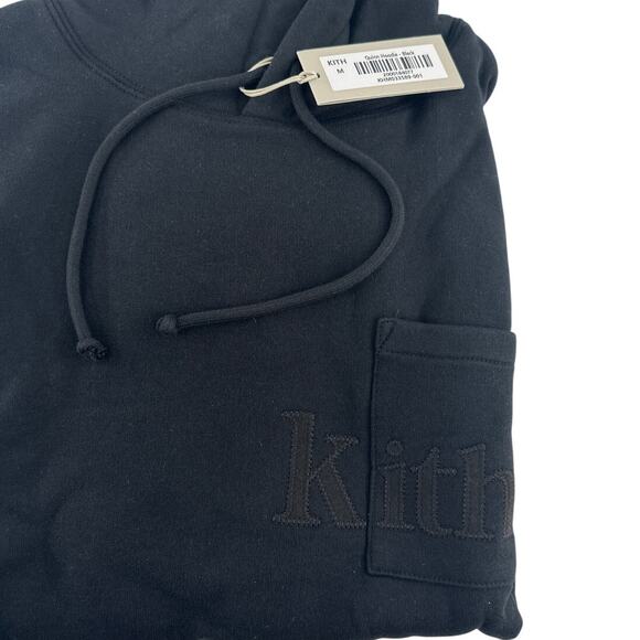 Kith Black Quinn Hoodie Size M - Picture 5 of 15